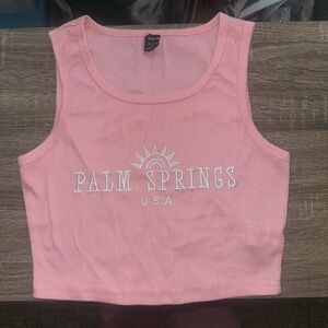 Pink Palm Springs Women's Tank Top